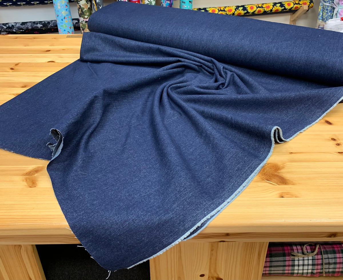 Dark blue 11oz denim SewHome Fabrics