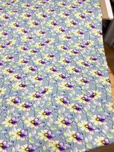 Load image into Gallery viewer, Grey floral linen viscose