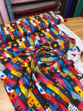 Load image into Gallery viewer, Dots and stripes viscose
