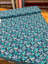 Load image into Gallery viewer, Turquoise floral viscose
