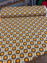 Load image into Gallery viewer, Folk art sun faces digital cotton jersey
