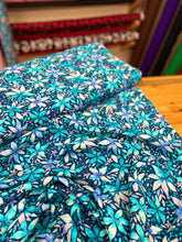 Load image into Gallery viewer, Turquoise floral viscose
