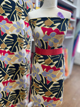 Load image into Gallery viewer, Floral linen viscose
