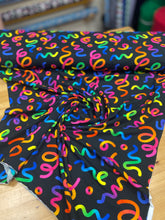 Load image into Gallery viewer, Little Johnny party streamers digital cotton jersey
