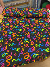 Load image into Gallery viewer, Little Johnny party streamers digital cotton jersey
