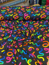 Load image into Gallery viewer, Little Johnny party streamers digital cotton jersey
