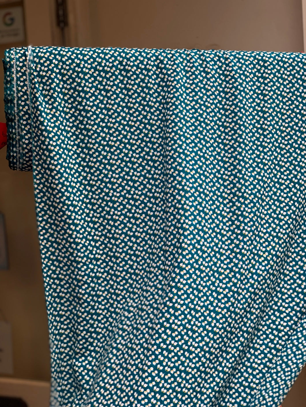 Teal viscose