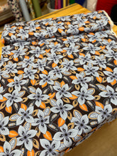 Load image into Gallery viewer, Floral linen viscose mix
