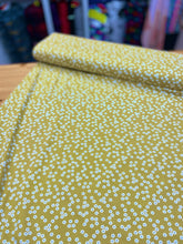 Load image into Gallery viewer, Ochre floral cotton jersey
