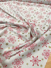 Load image into Gallery viewer, Snowflake Christmas cotton
