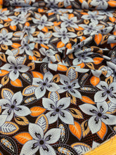Load image into Gallery viewer, Floral linen viscose mix
