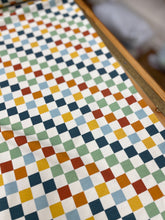 Load image into Gallery viewer, Colourful checks cotton jersey
