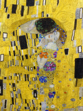 Load image into Gallery viewer, Gustav Klimt ‘The Kiss’ cotton jersey
