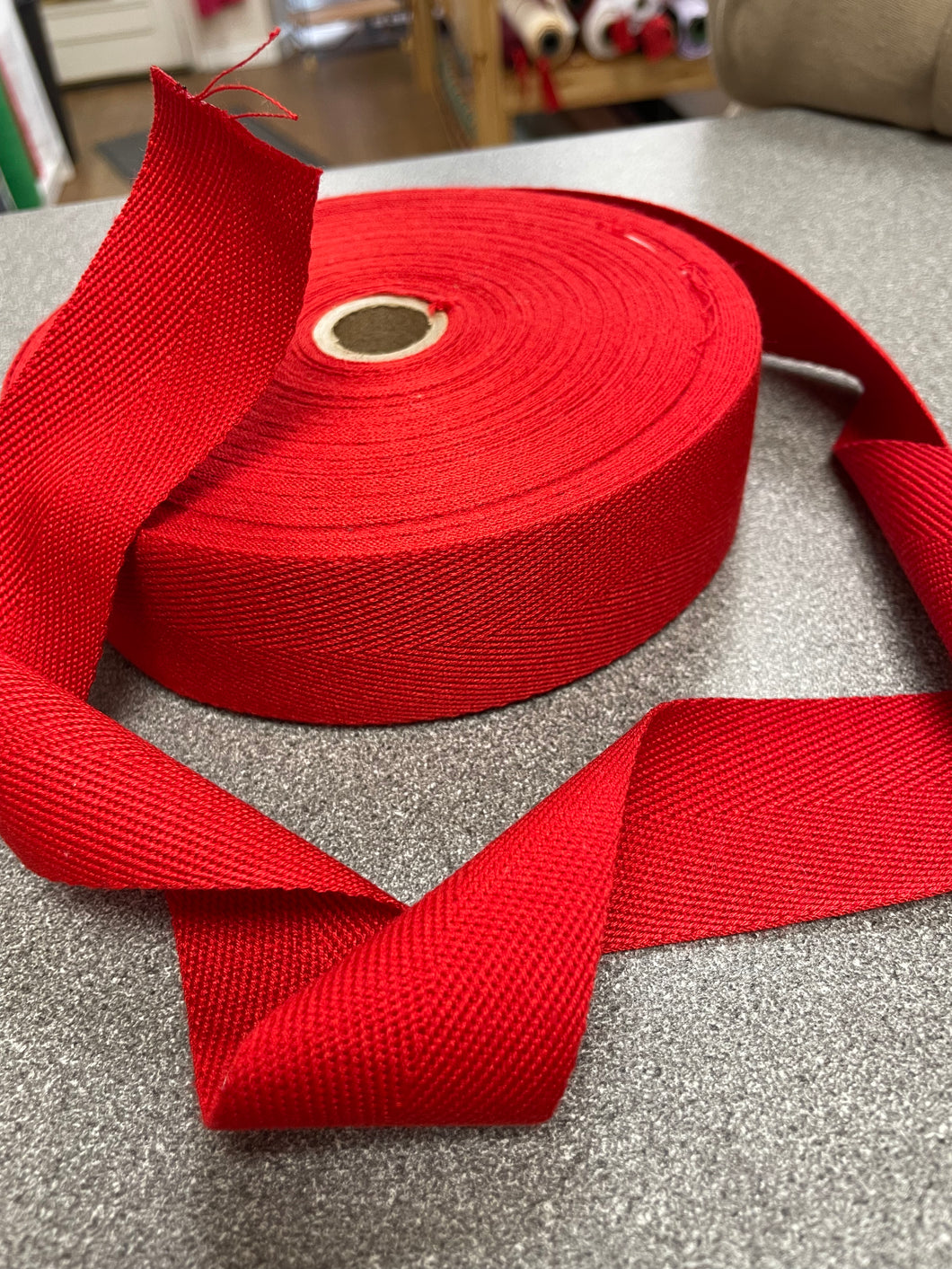 38mm wide herringbone cotton tape