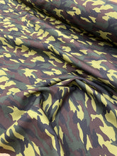 Load image into Gallery viewer, Camouflage style cotton poplin
