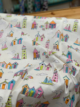 Load image into Gallery viewer, Tutti frutti beach hut cotton
