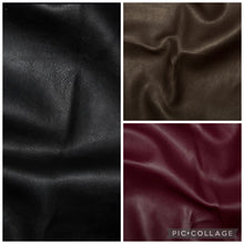 Load image into Gallery viewer, Leatherette (faux leather) available in 3 colours
