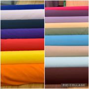 Plain cotton poplins