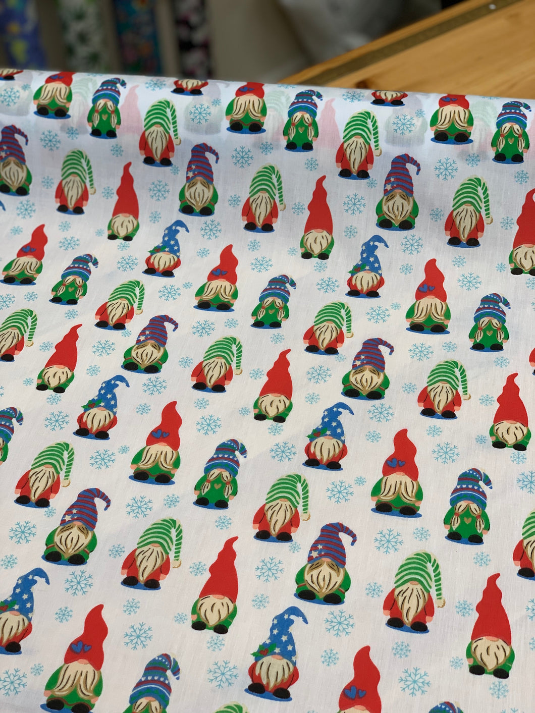 Christmas gonks polycotton