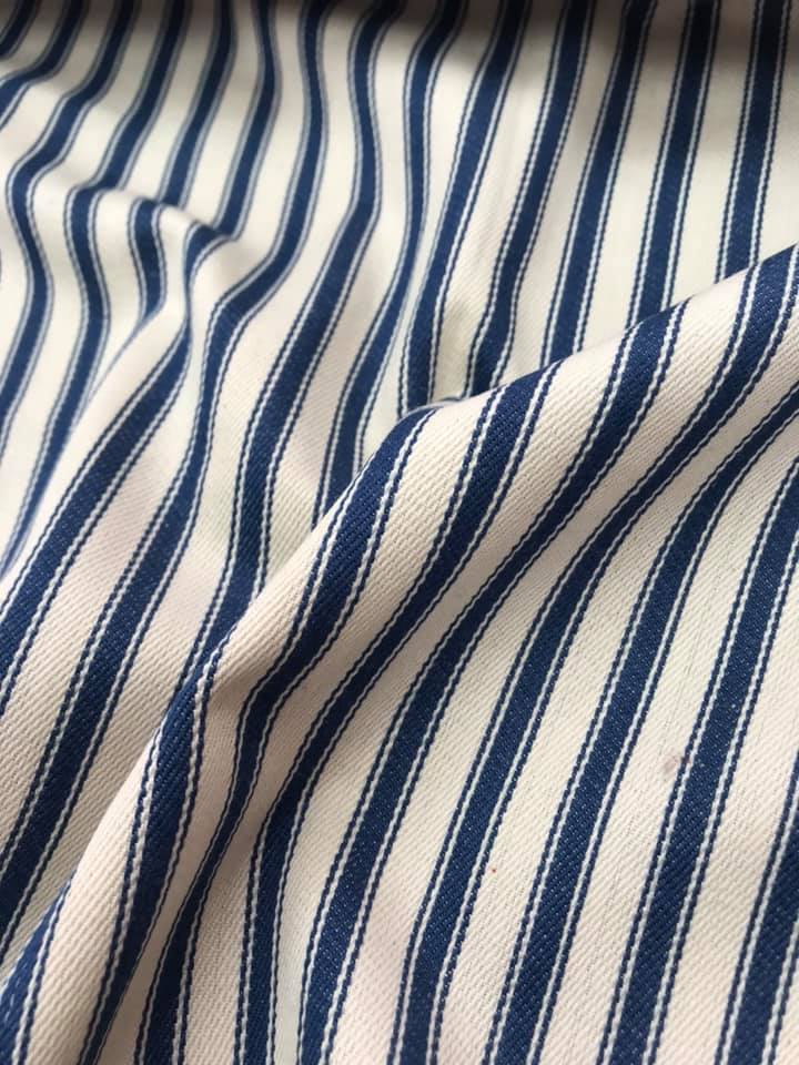 Striped ticking 100% cotton