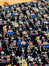 Load image into Gallery viewer, Day of the Dead themed cotton poplin
