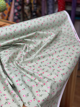 Load image into Gallery viewer, Ditsy pink roses cotton poplin
