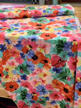 Load image into Gallery viewer, Large floral cotton/nylon/spandex
