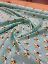 Load image into Gallery viewer, Bee collection cotton poplin
