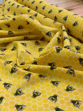 Load image into Gallery viewer, Bee collection cotton poplin
